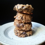 Peanut Butter & Banana Chocolate Chip Oat Cookies