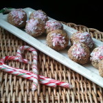 Candy Cane Protein Balls