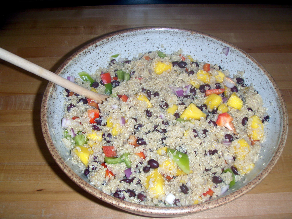 Black Bean Mango Quinoa Salad