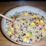Black Bean Mango Quinoa Salad