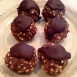 Peanut Butter Cup Protein Balls