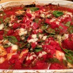 Baked Chicken With Spinach & Tomatoes