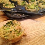 Broccoli & Quinoa Cheddar Muffins