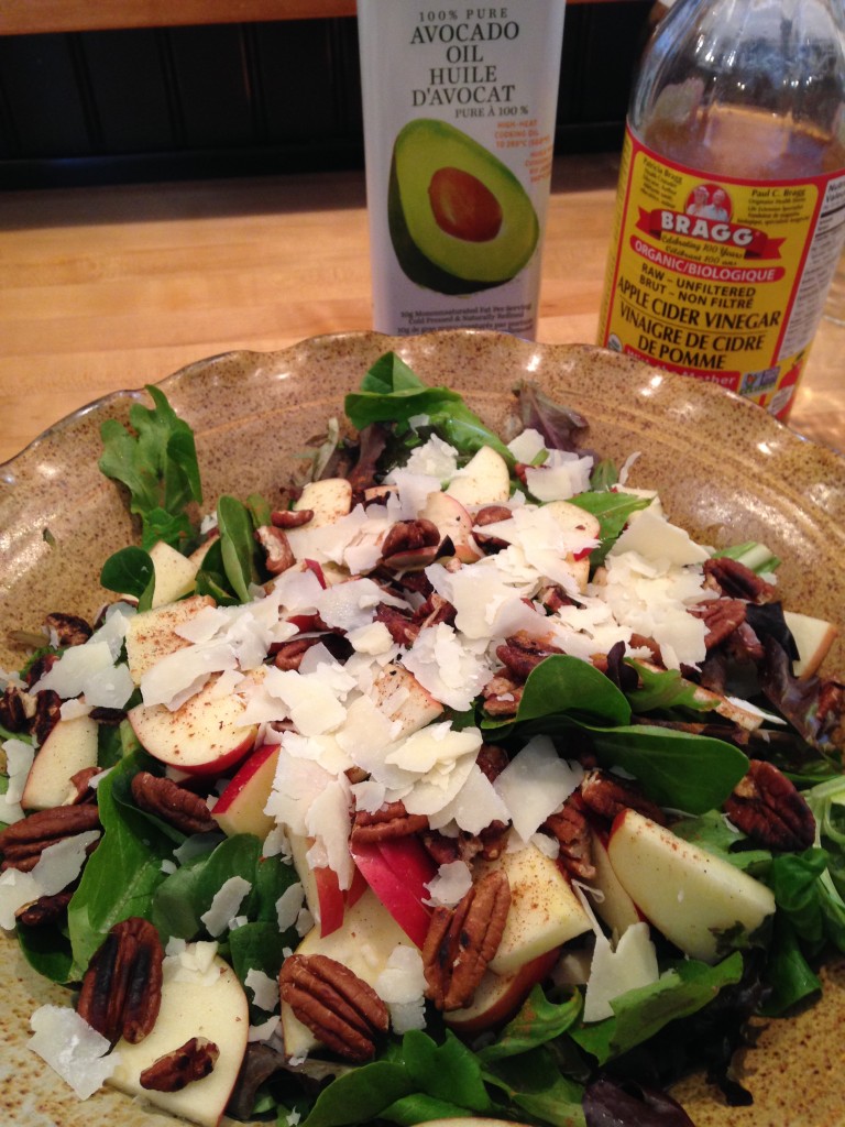 Cinnamon Apple & Toasted Pecan Salad Simply Made