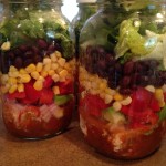 Fiesta Salad In A Jar
