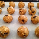 Chocolate Chip Peanut Butter Cookie Dough Protein Balls