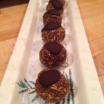 Chocolate Gingerbread Cookie Protein Balls