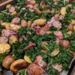 One Pan Potato, Sausage & Kale