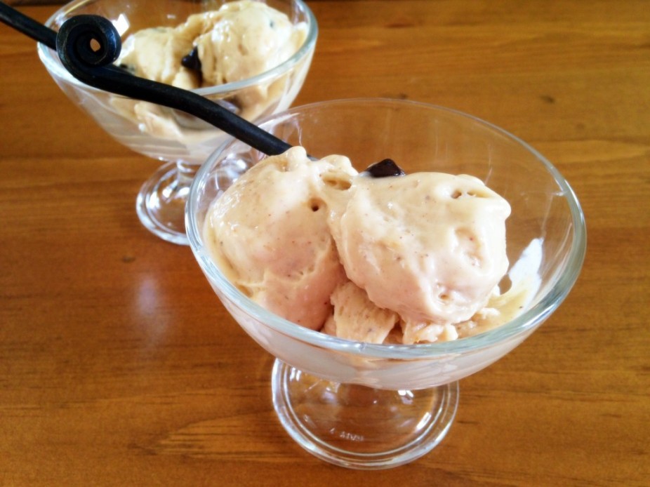 Peanut Butter & Banana Chocolate Chip Ice Cream