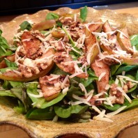 Warm Pear & Toasted Walnut Salad