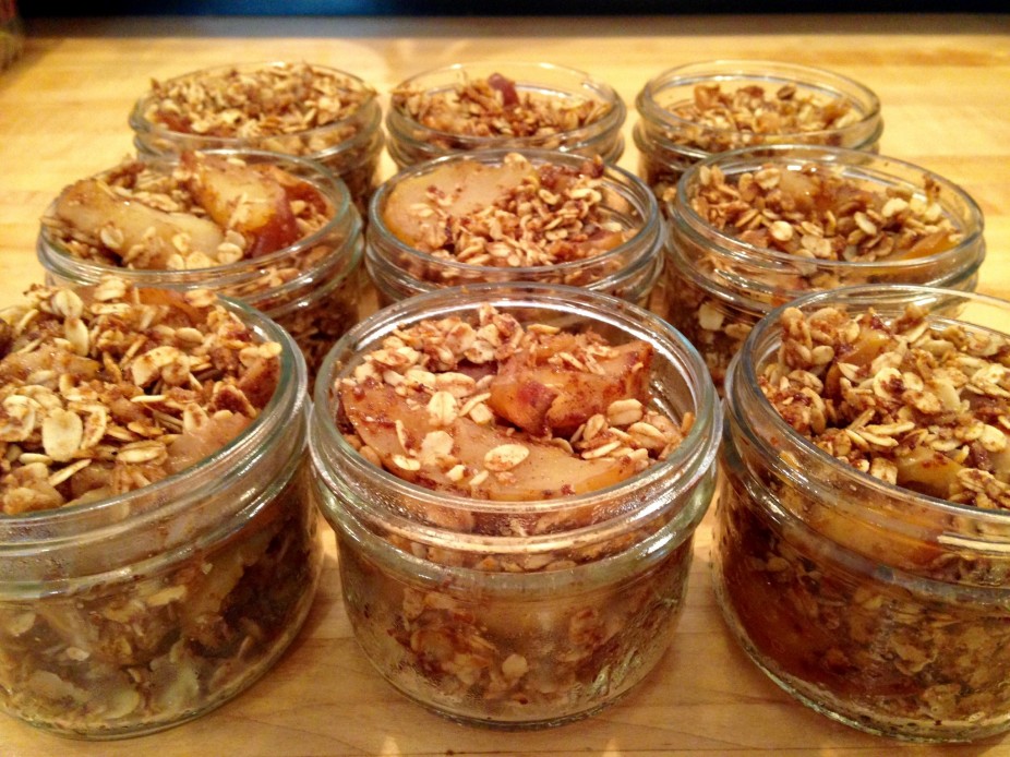 Apple Crumble In A Jar