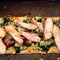 Grilled Chicken & Pesto Pizza