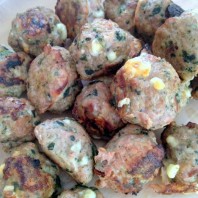Sun Dried Tomato, Spinach & Feta Meatballs