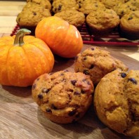 Pumpkin Chocolate Chip Muffins
