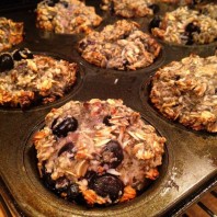 Blueberry & Banana Energy Muffins