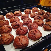 Triple Chocolate & Black Bean Protein Cookie Bombs