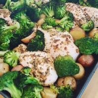 Honey Mustard Chicken & Roasted Veggies
