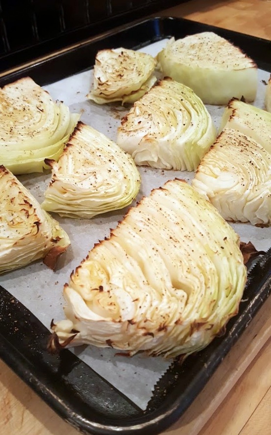 Simple Roasted Cabbage