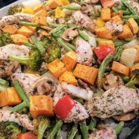 Simple Chicken & Veggie Bake