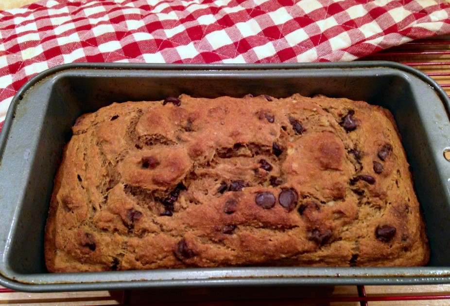 Healthy Chocolate Chip Banana Bread