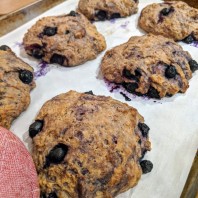 Blueberry & Lime Scones