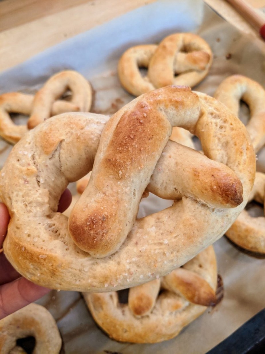 Sourdough Pretzels