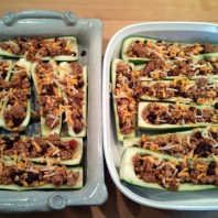 Tex- Mex Zucchini Boats