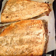 Simple Baked Dijon Salmon