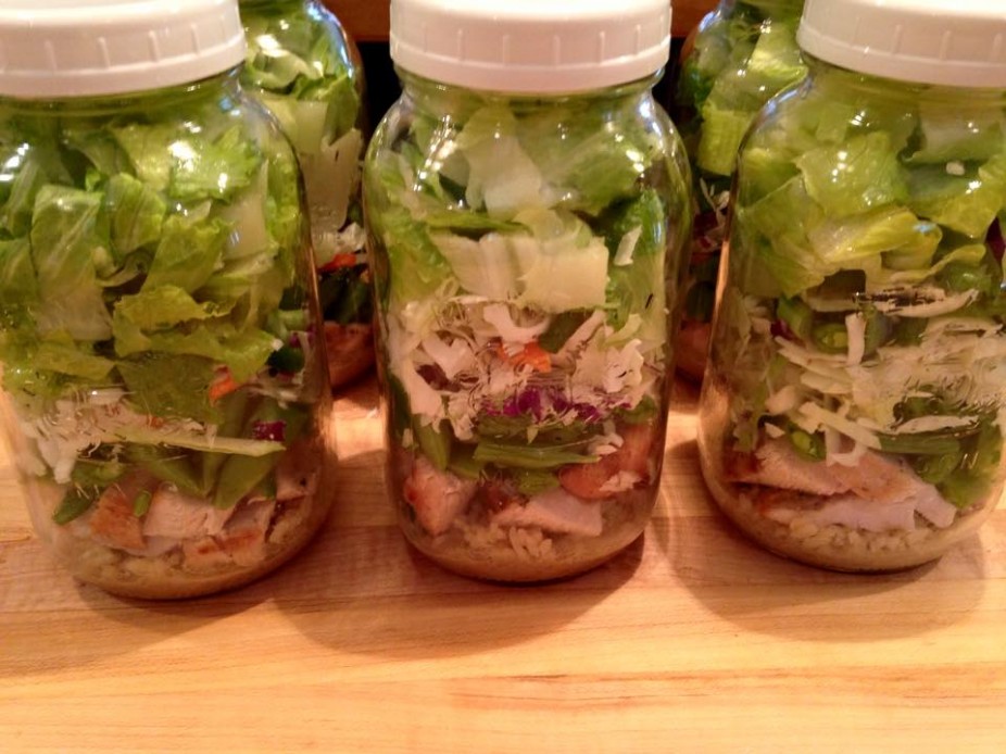Thai Chicken Salad In A Jar