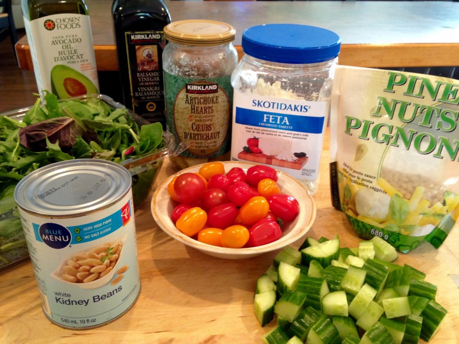 Mediterranean Salad In A Jar
