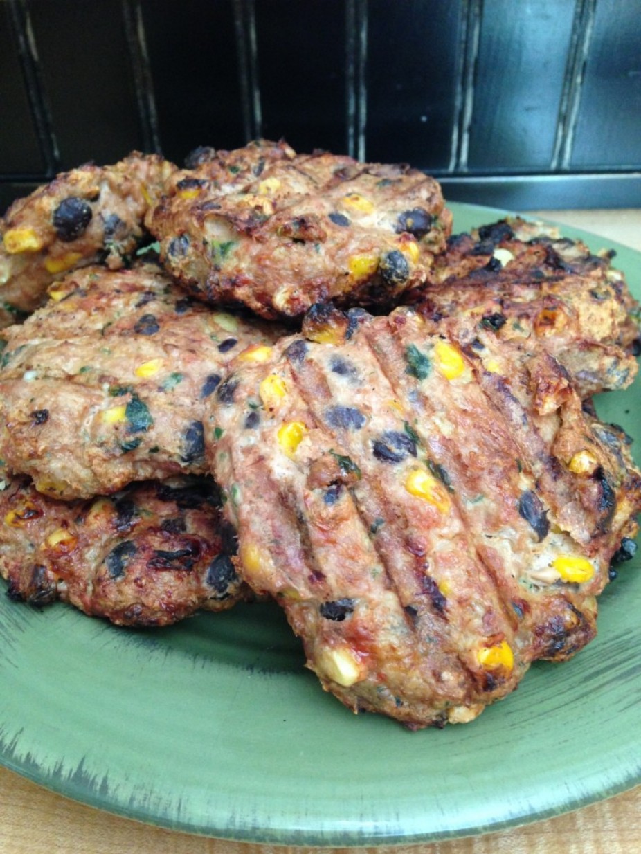 Tex-Mex Turkey Burgers