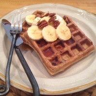 Simple Chocolate Chip Waffles