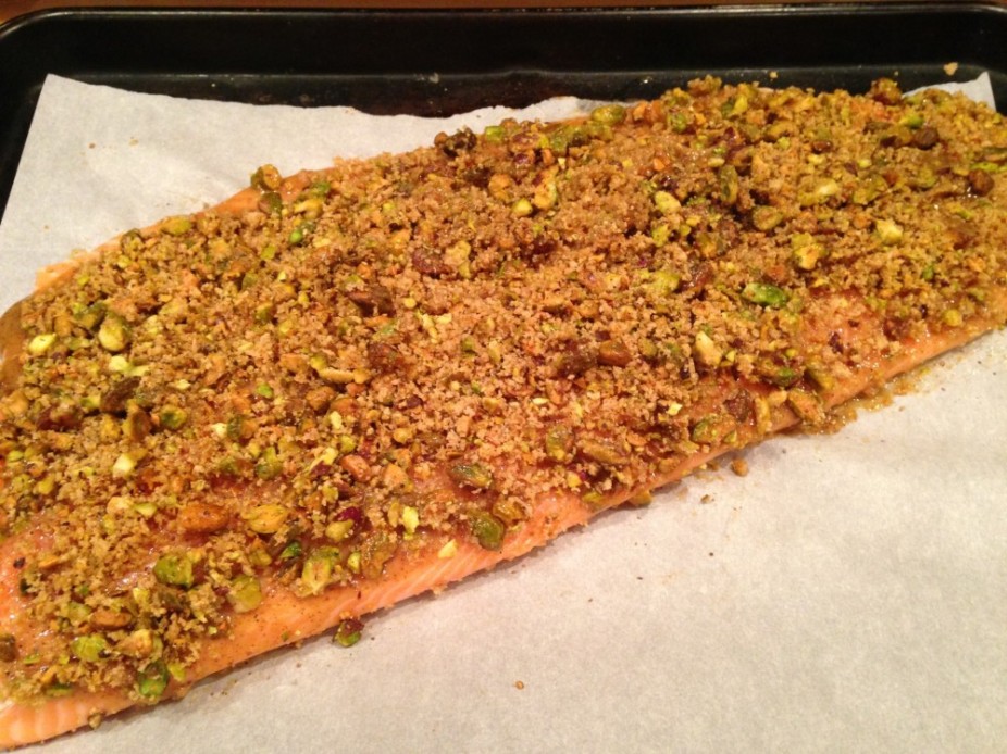 Pistachio Crusted Salmon