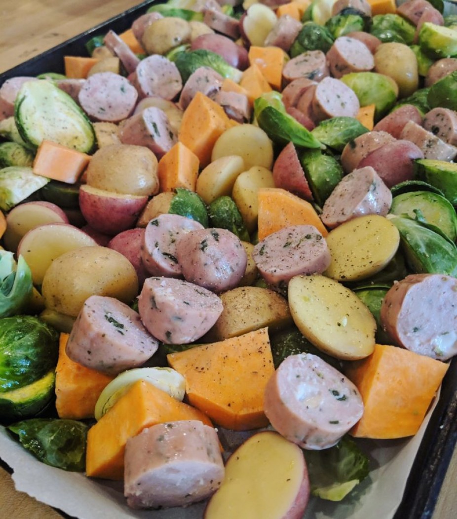 One Pan Sausage & Veggies