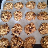 Banana Chocolate Chip Cookies