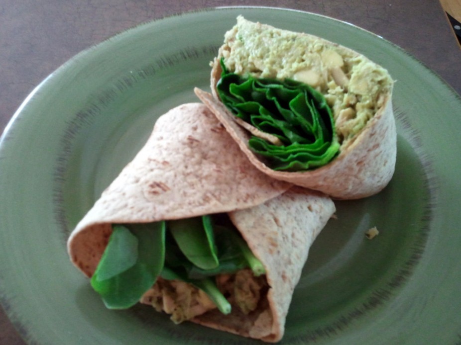 Avocado Tuna Wrap
